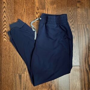 Figs high waisted uman jogger scrub pants - navy